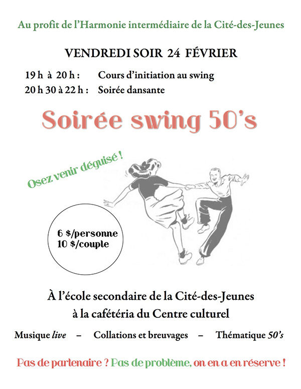 Affiche - Soirée 50s